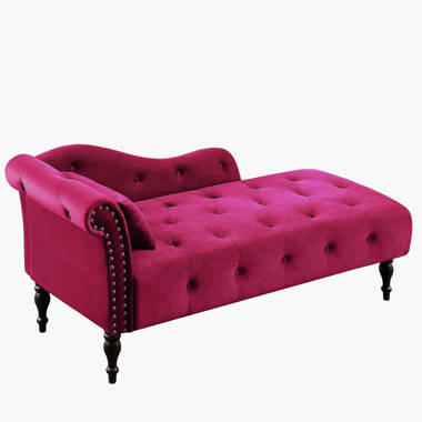 Bright pink chaise lounge new arrivals